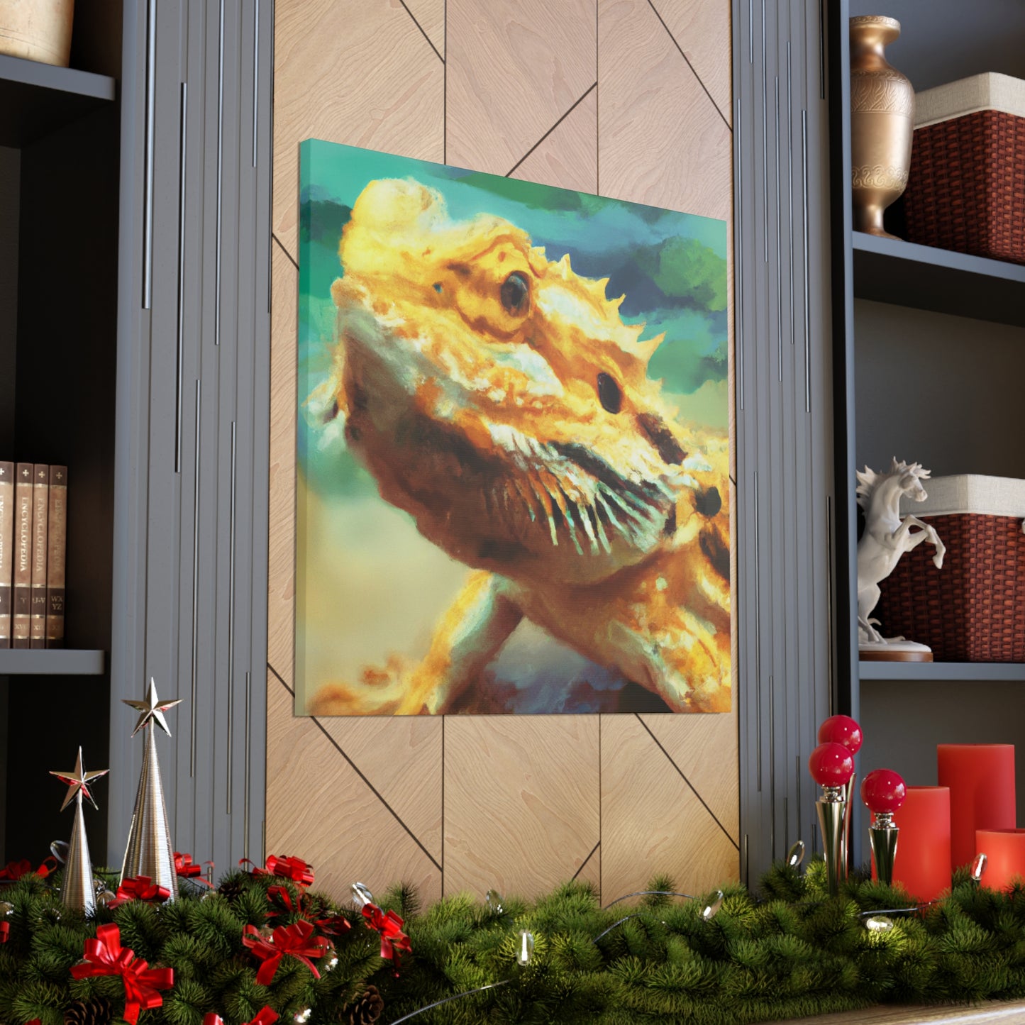 Bearded Dragon Majesty - Canvas