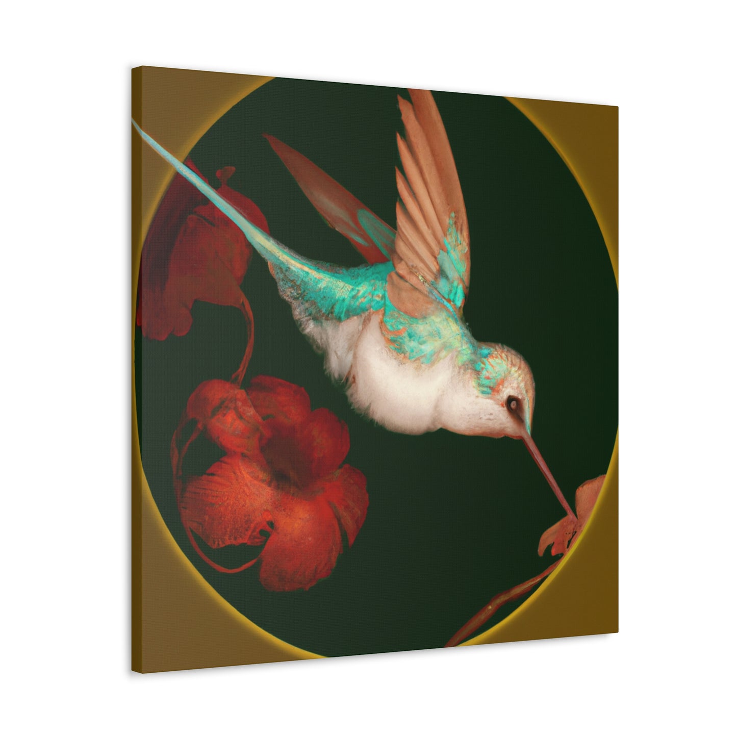 "Ruby Hummingbird Beauty." - Canvas