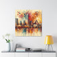 "Vibrant Urban Symphony" - Canvas