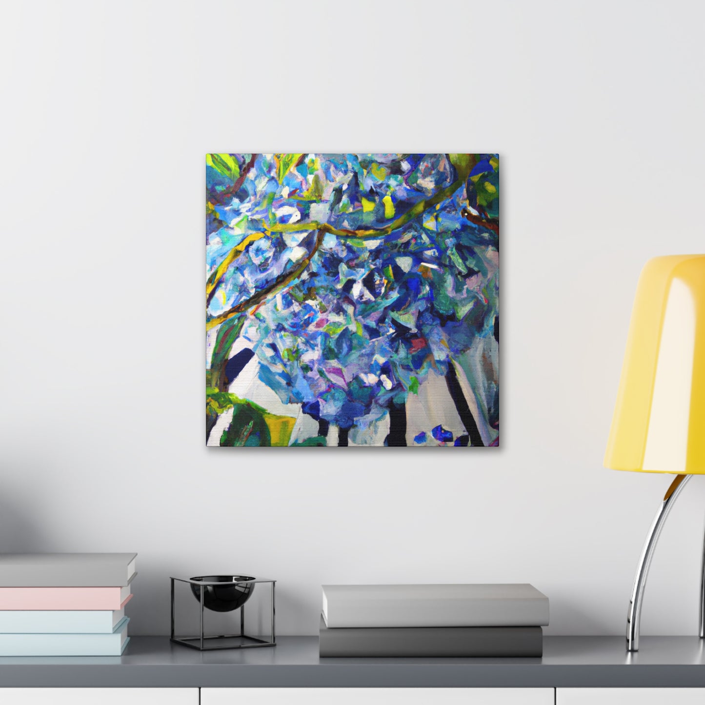 "Hydrangea in Abstraction" - Canvas