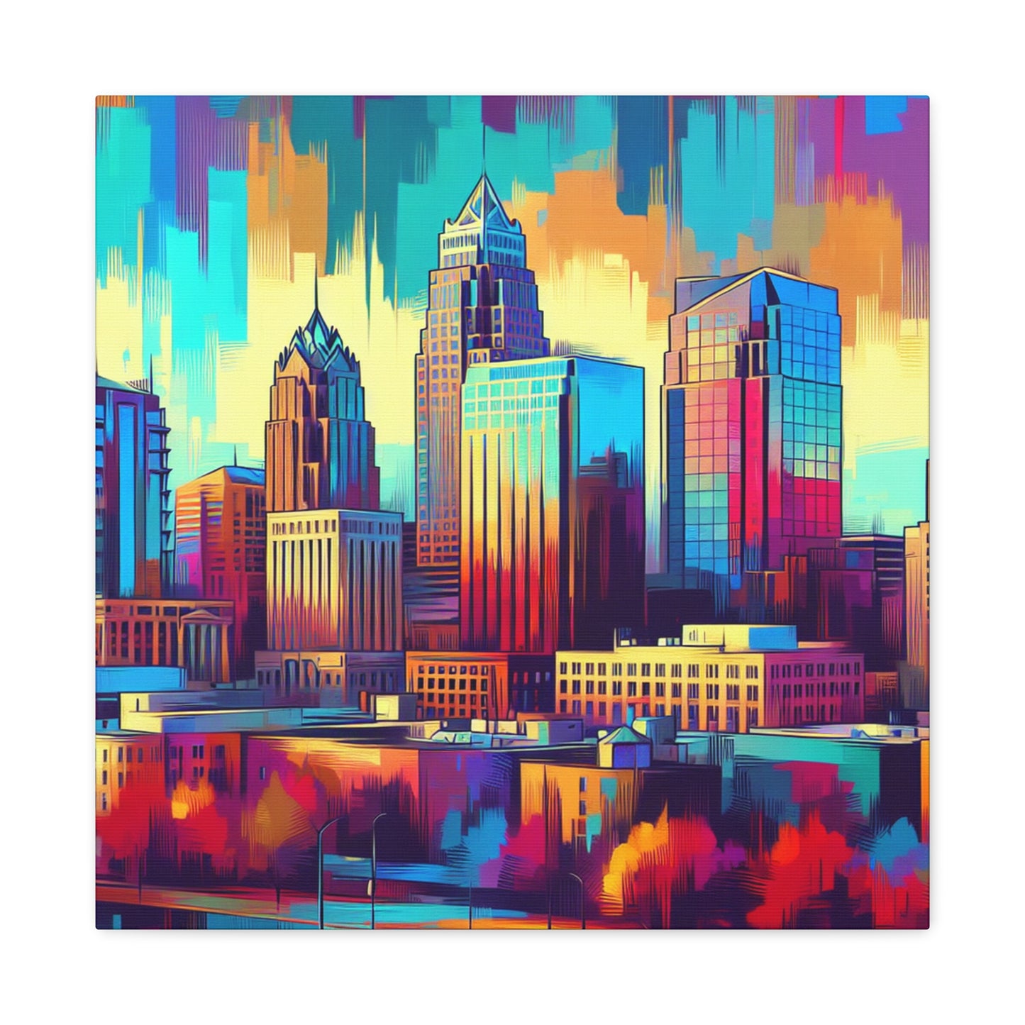 Velvet Hues of Raleigh - Canvas