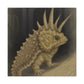 Horned Lizard Graffiti - Canvas