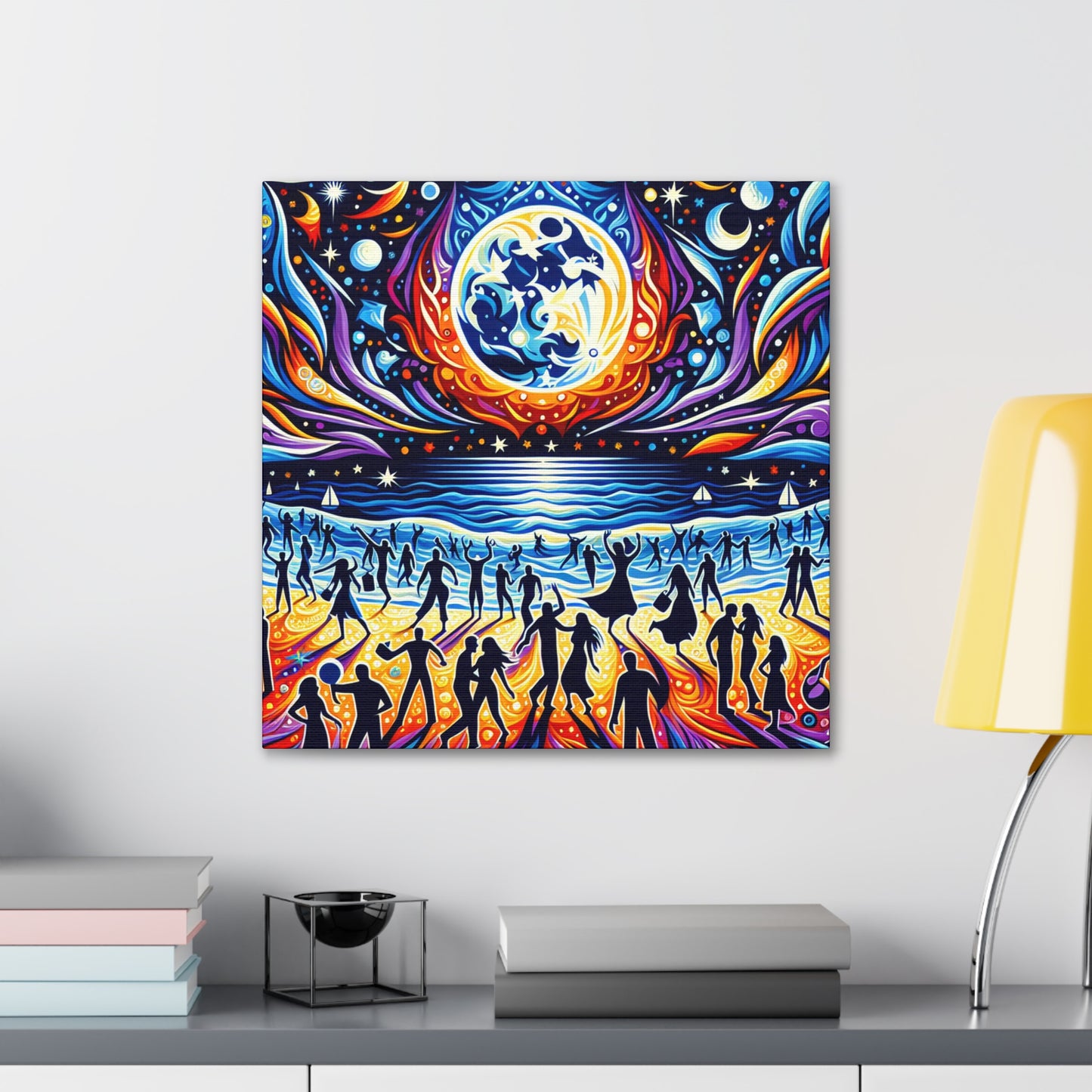 Lunar Shore Soirée - Canvas