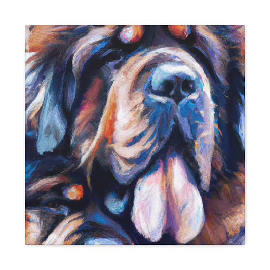 Fur and Sunset Mastiff - Canvas