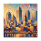 "Whispering Hues of Indianapolis" - Canvas