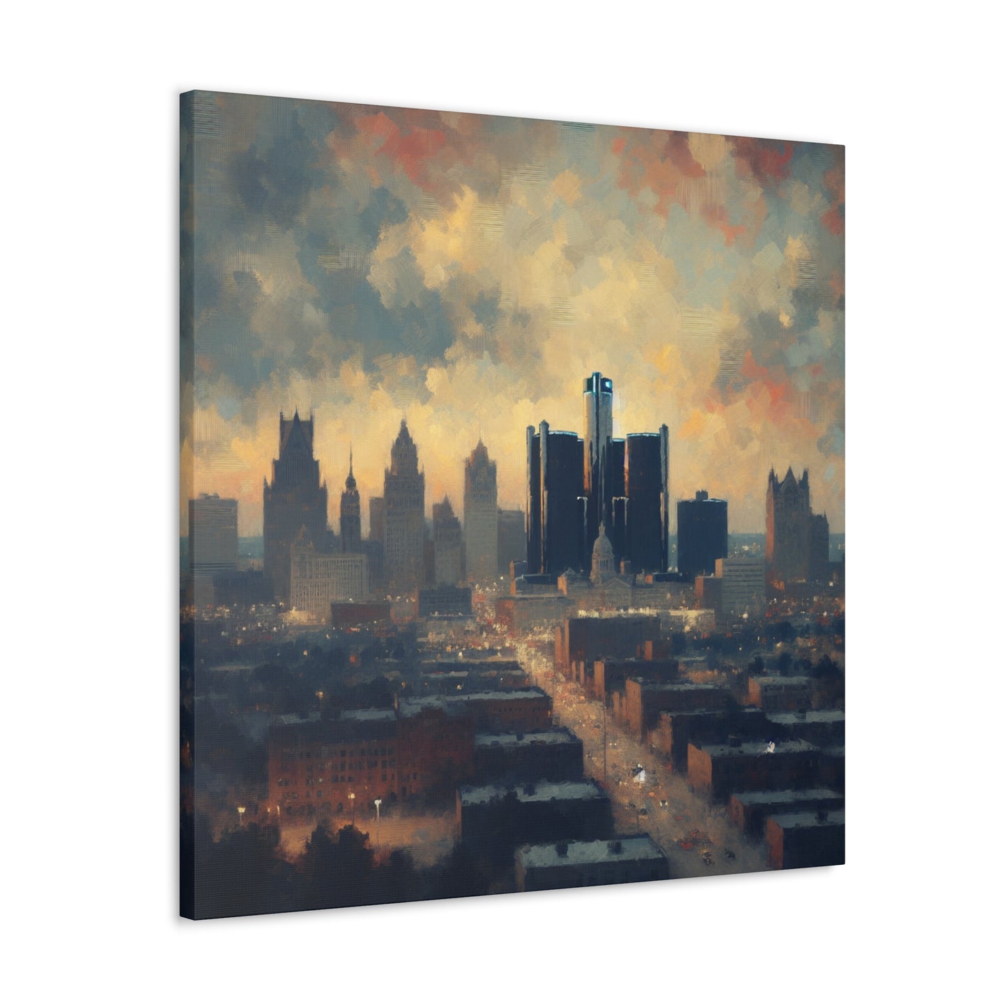 "Jewel of Renaissance: Detroit" - Canvas