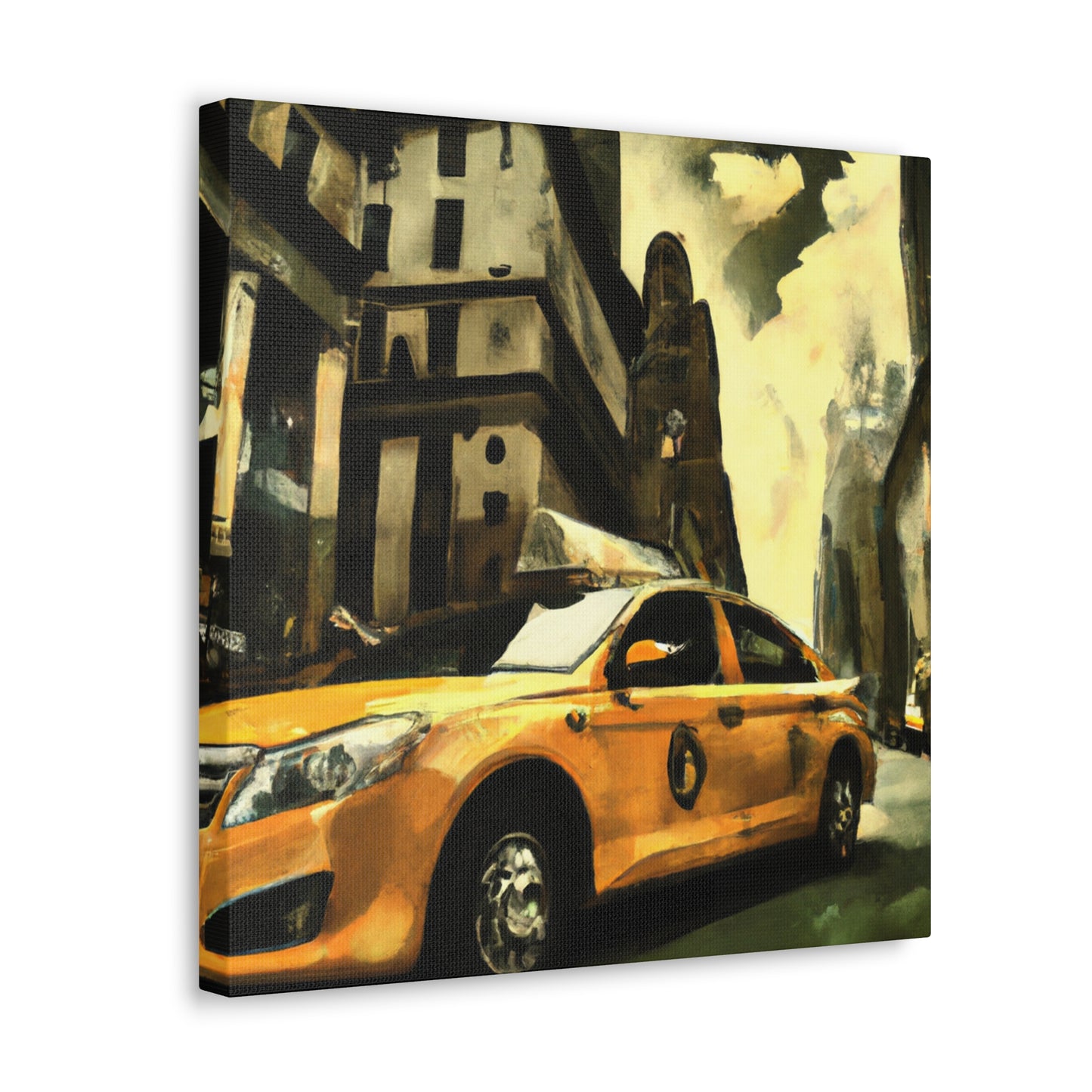 Taxi in the Night - Canvas