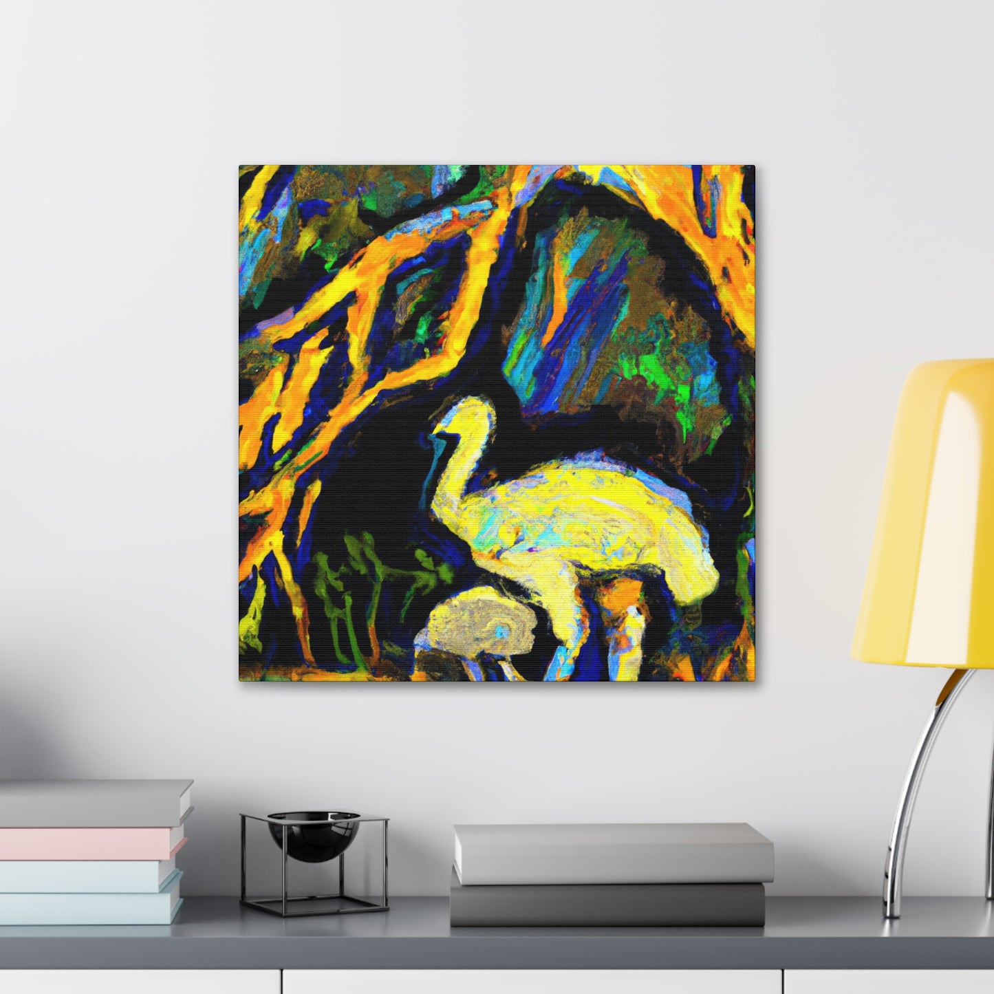 Ostrich Strutting Heaven - Canvas