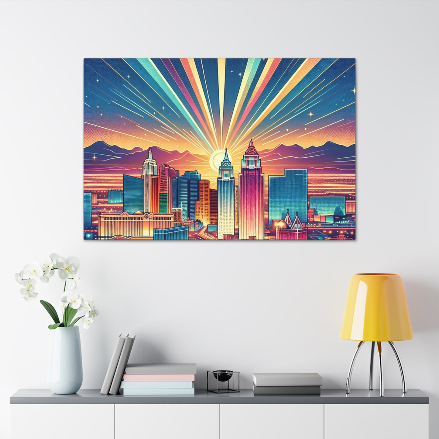 "Desert Jewel Glows" - Canvas