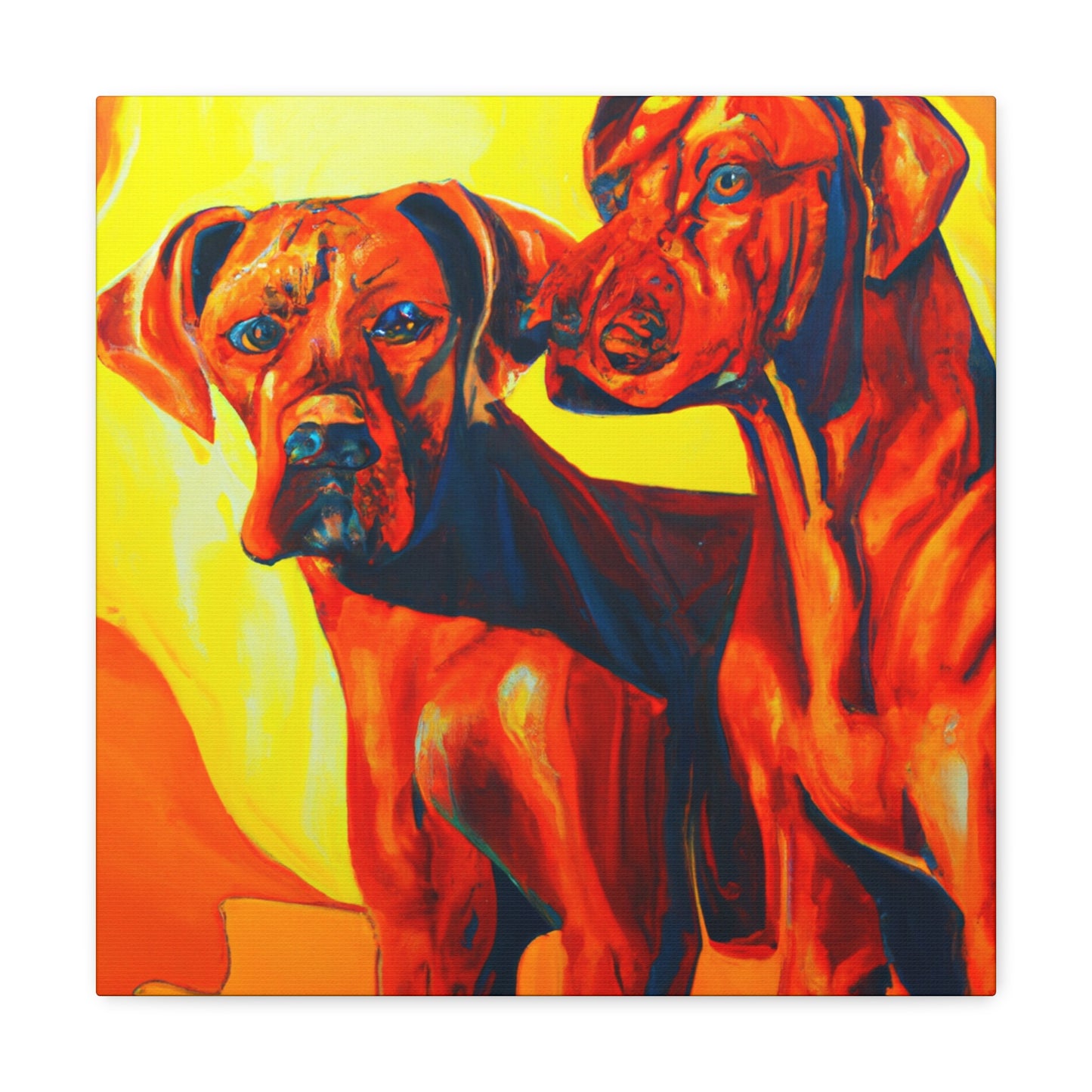 Ridgeback in Surrealism - Canvas