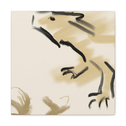 Iguana Tango Abstract - Canvas