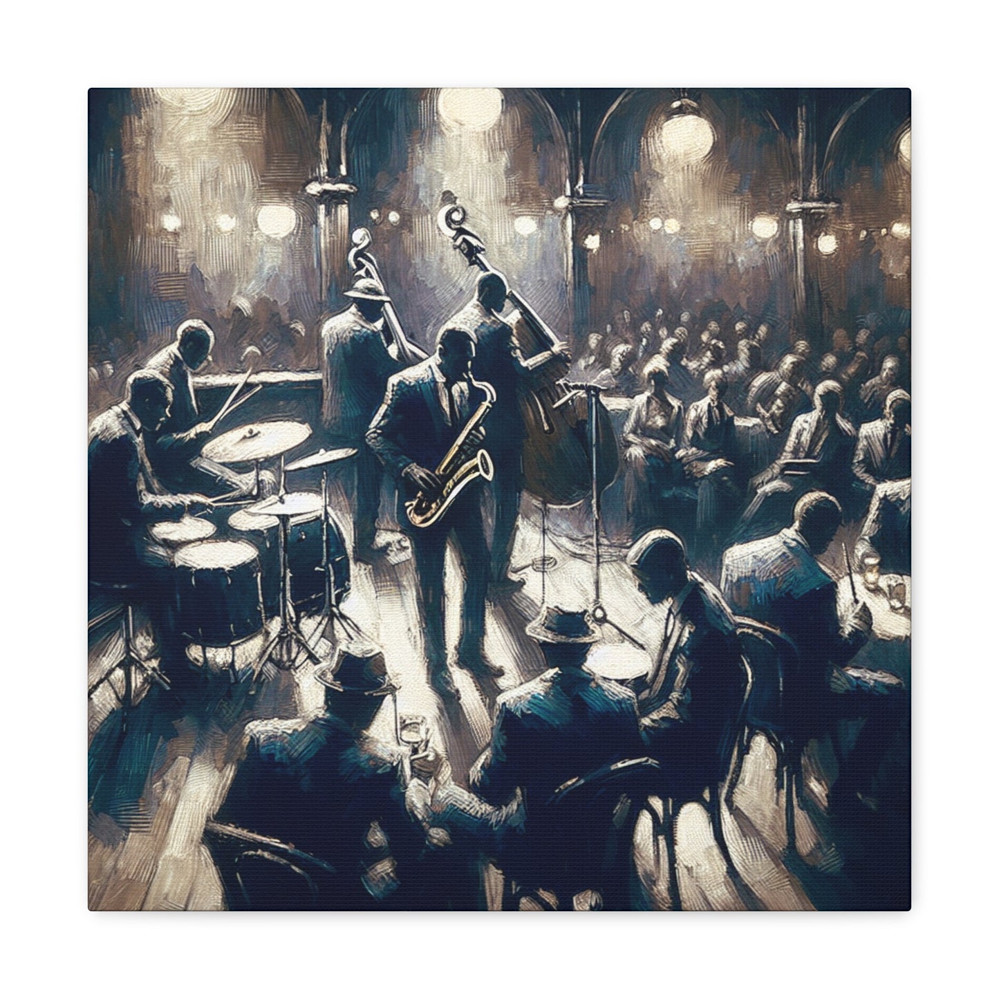 Jazz Night Revelations - Canvas