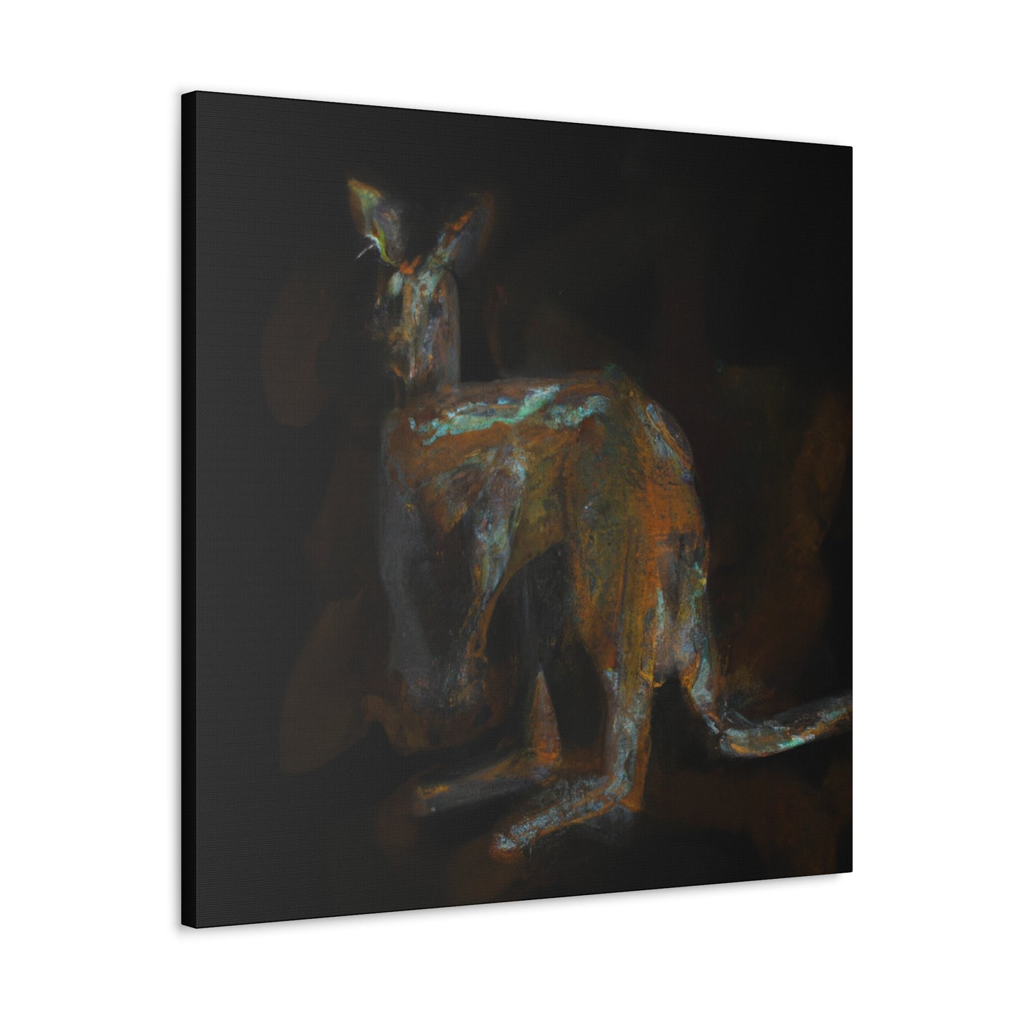 Kangaroo in Abstraction - Canvas