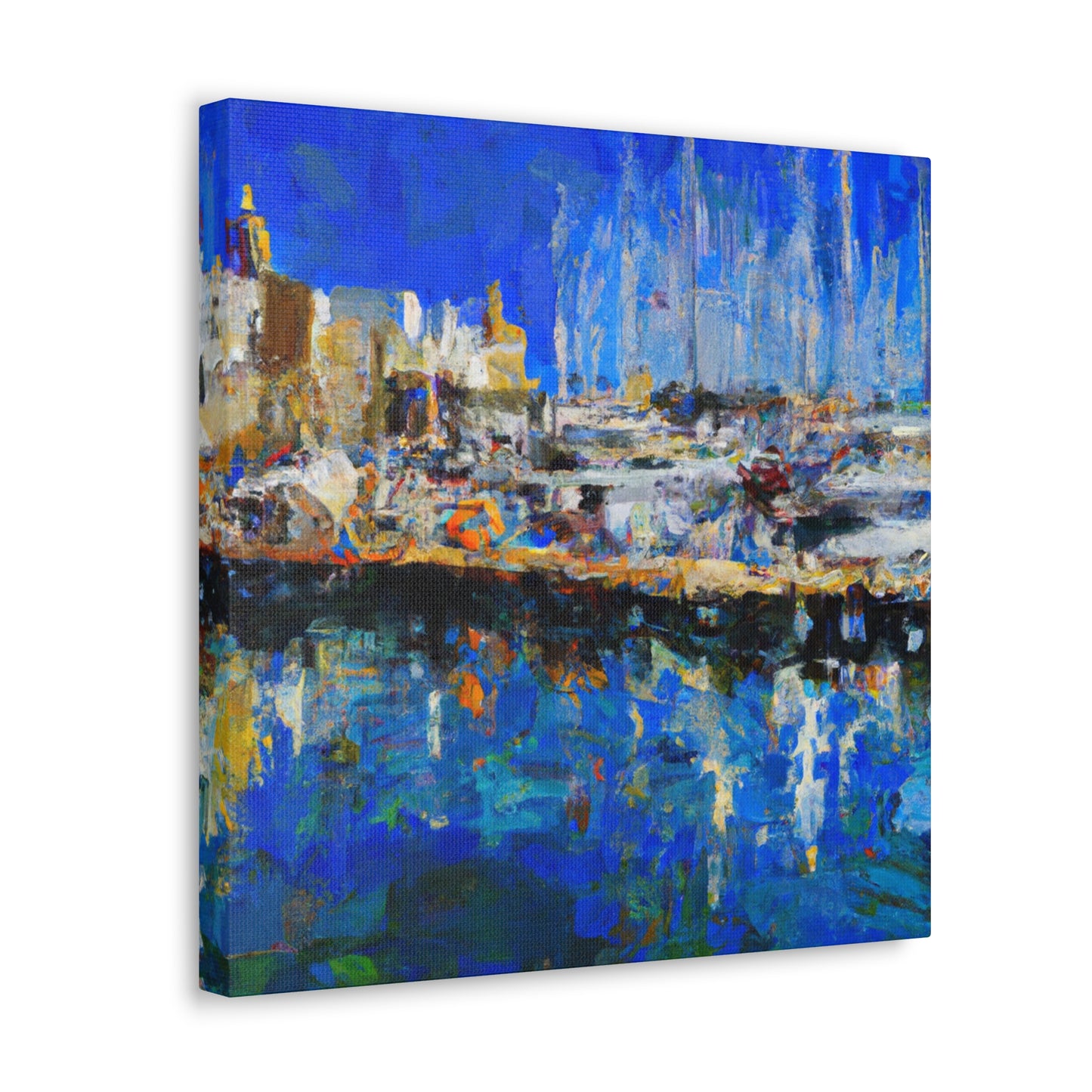 Harbor at Sunrise - Canvas