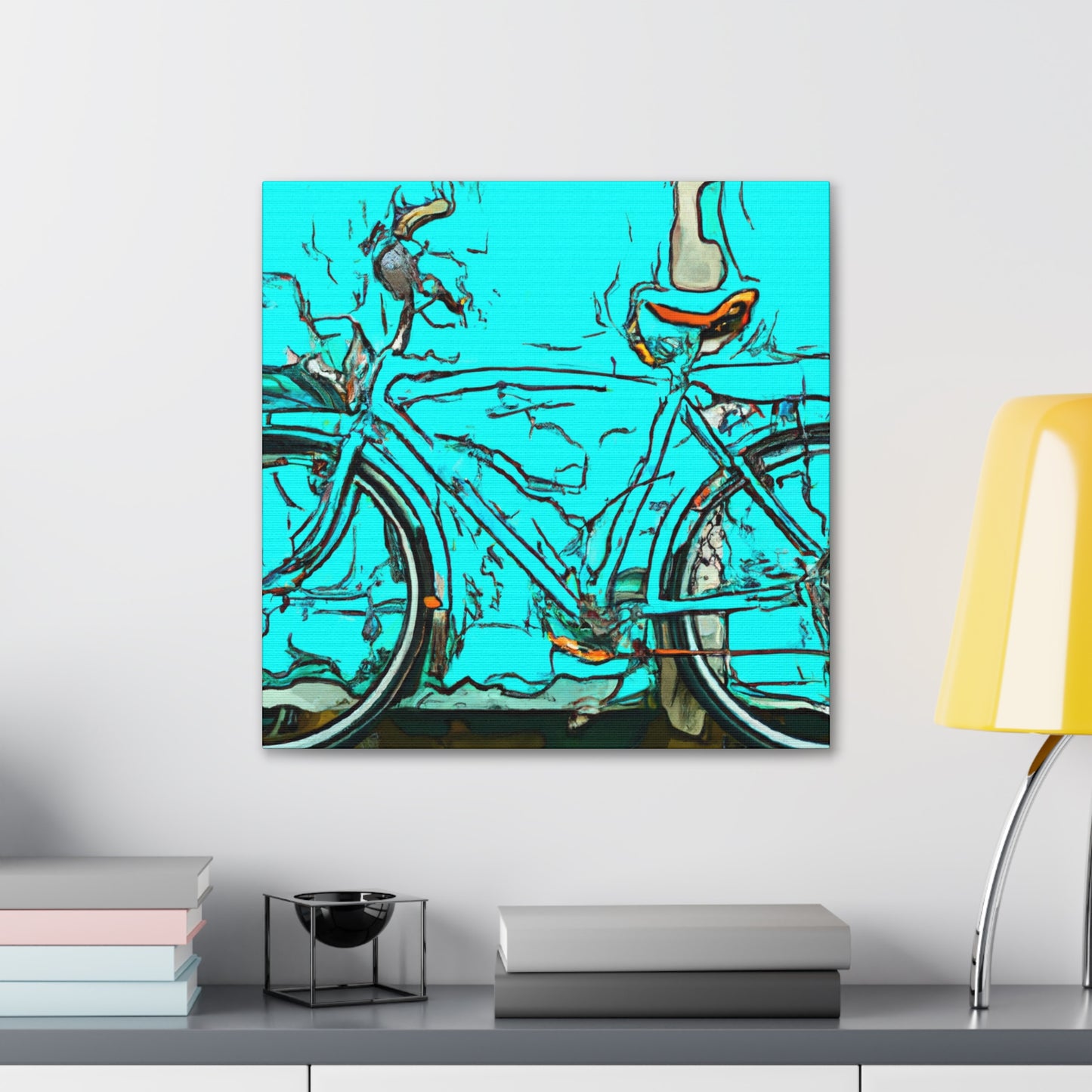 "Bicycle Through Nature's Beauty" - Canvas