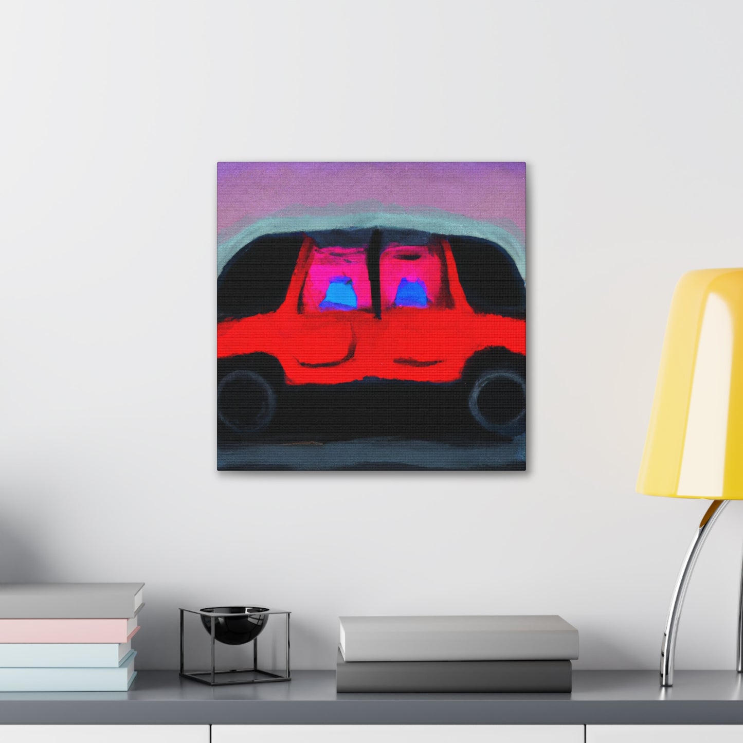 "Car in Abstract Color" - Canvas