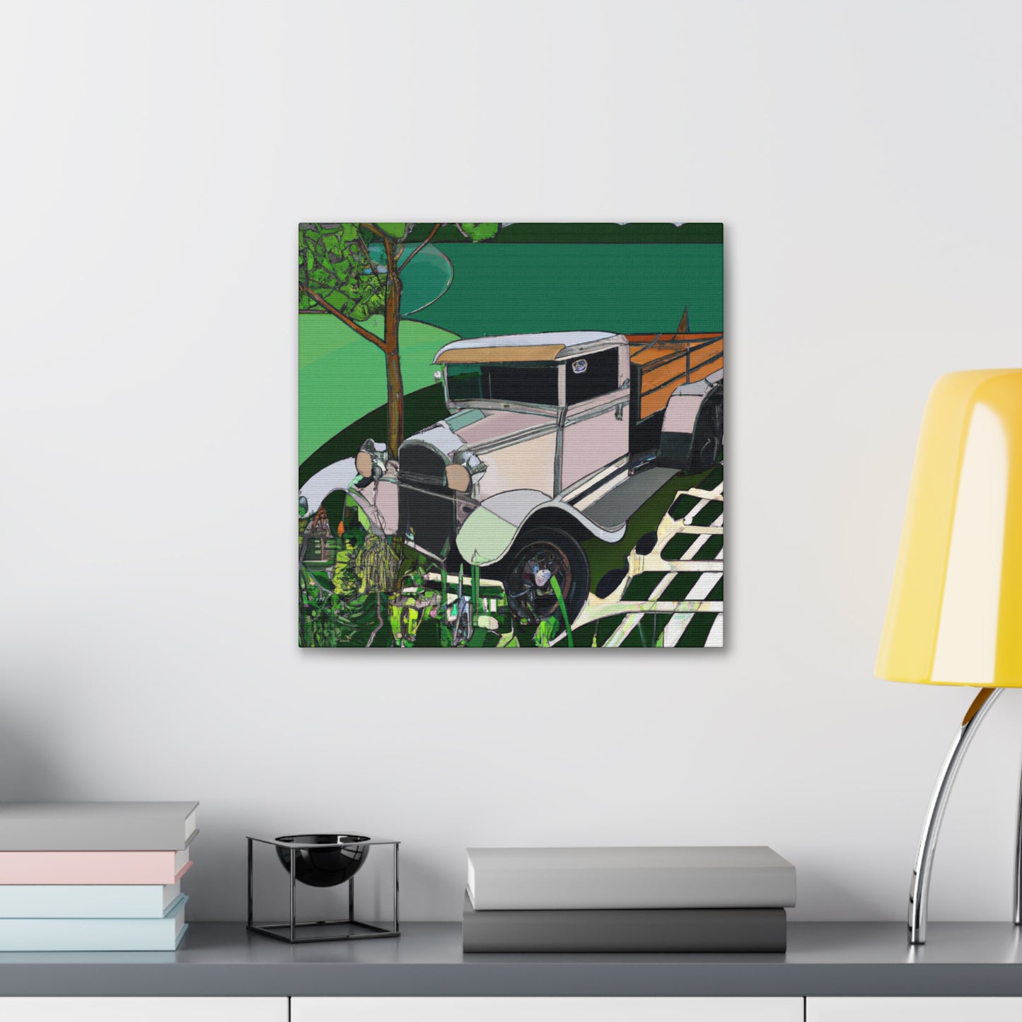 "Rusty Pickup Truck Dream" - Canvas