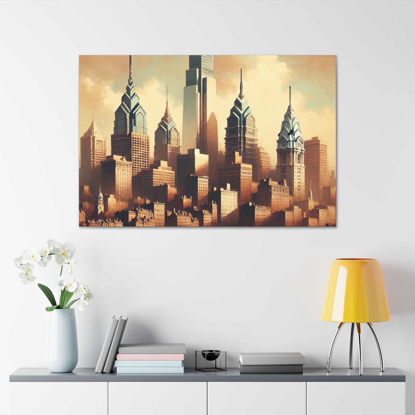 "City's Renaissance Awakening" - Canvas