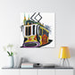 Tram Across the City - Canvas