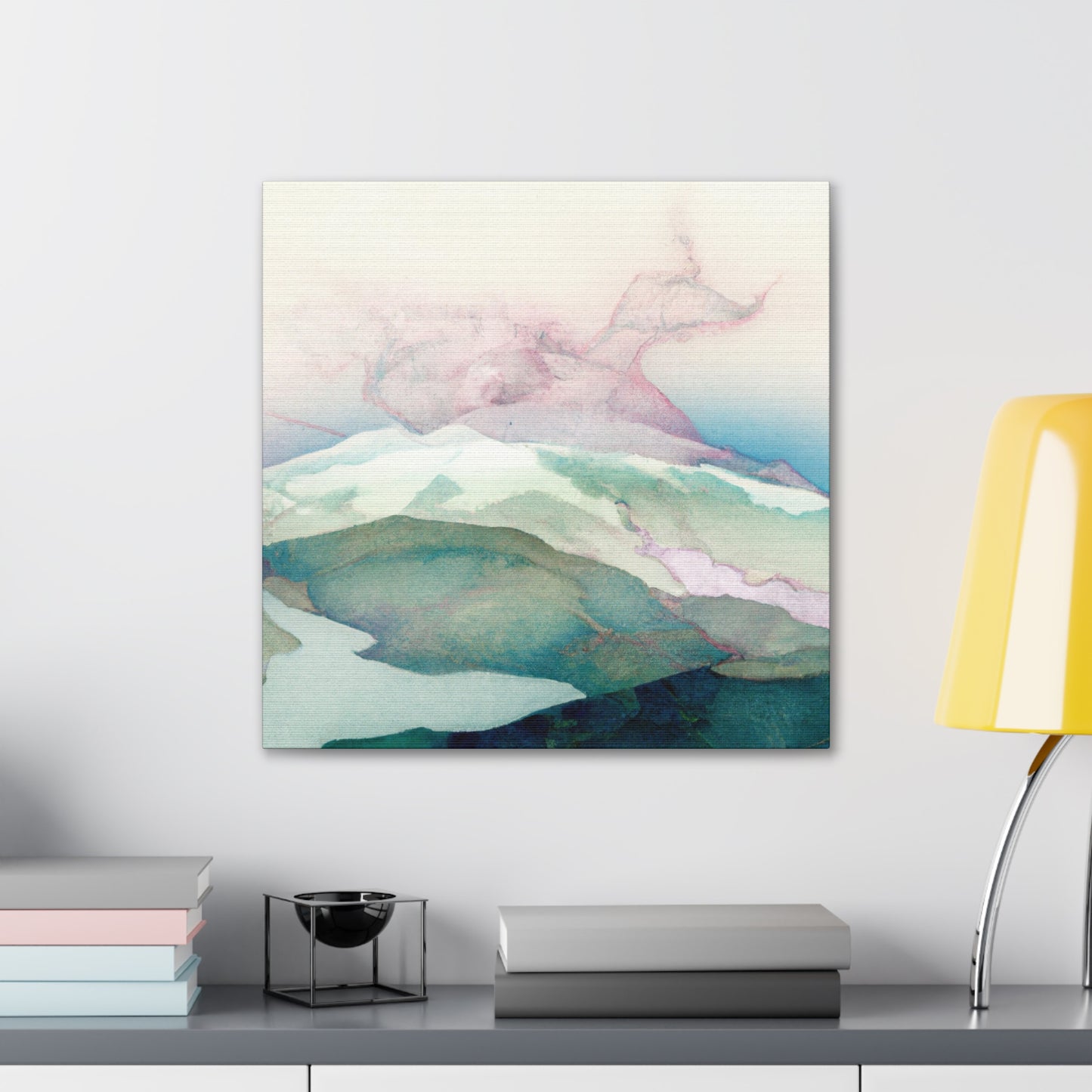 Mountains in Moonlight - Canvas