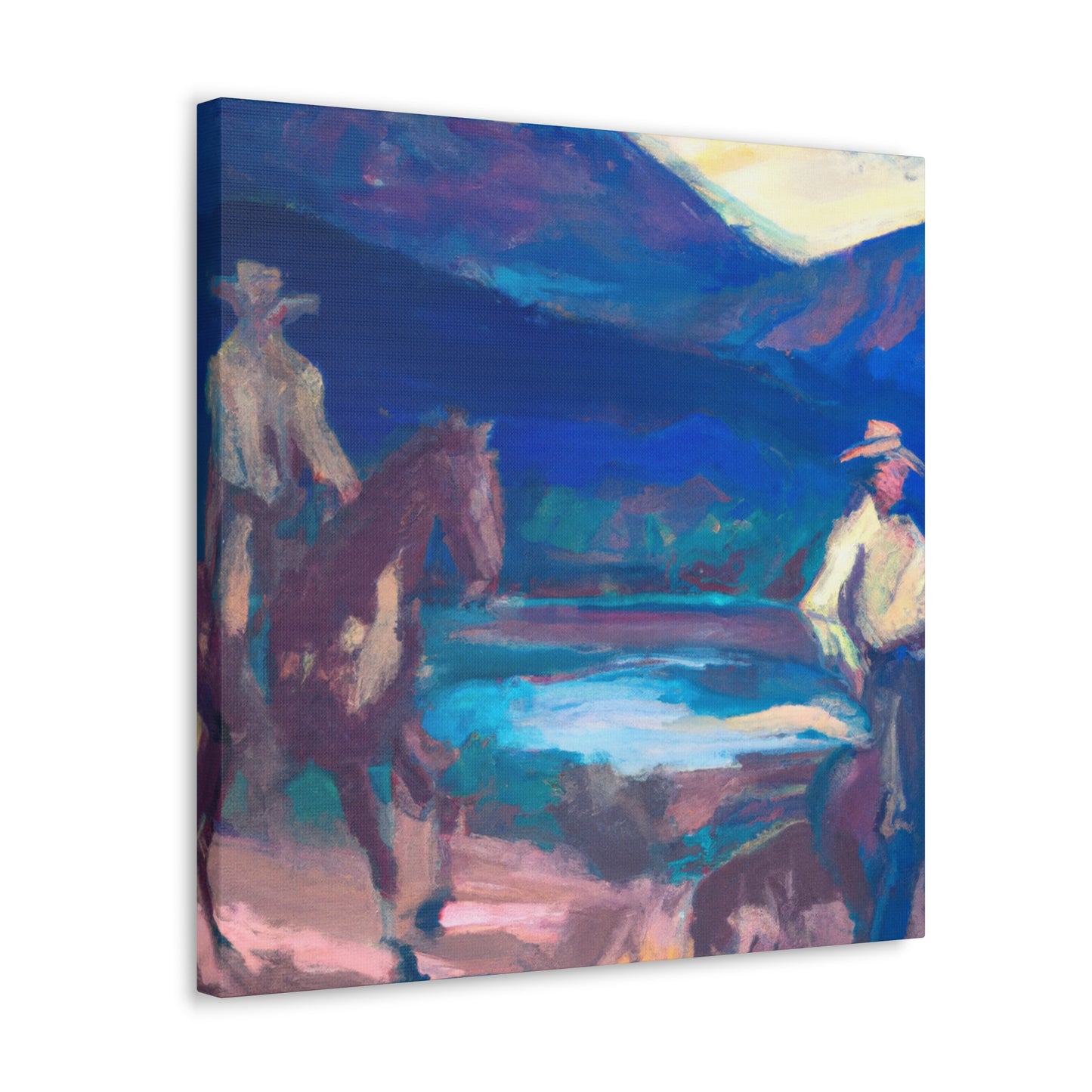 Western Landscape Dawn - Canvas