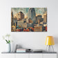 Cincy: Vibrant Urban Mosaic - Canvas