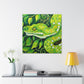 Green Tree Python Dance - Canvas