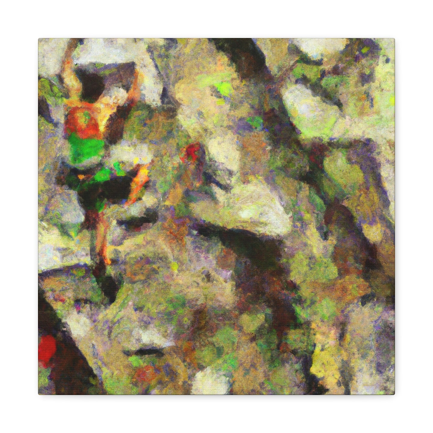 Climbing with Impressionism - Canvas