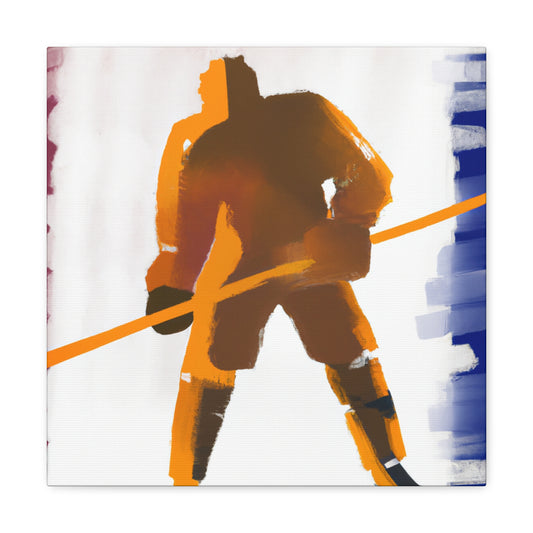 "Hockey on Ice" - Canvas