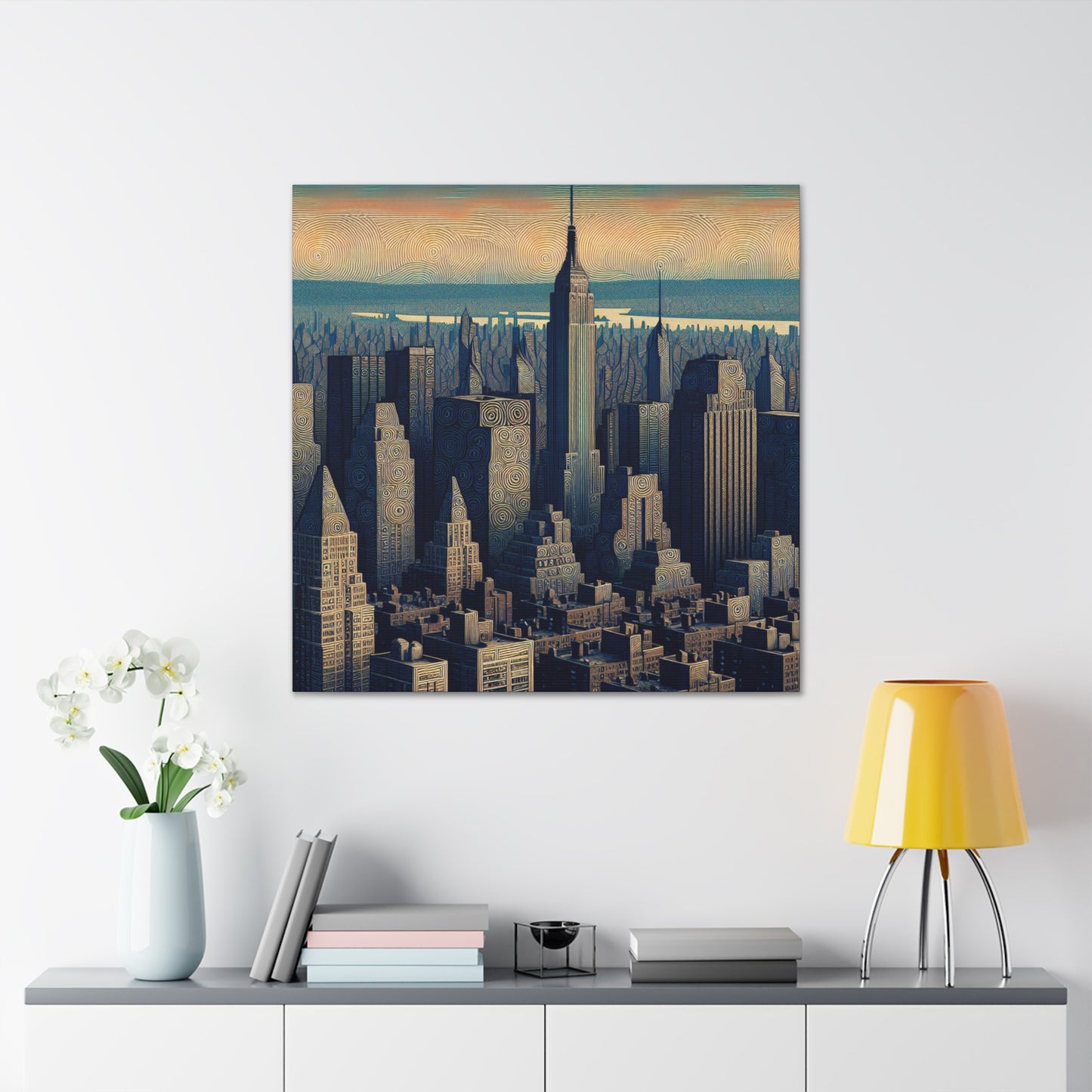 Urban Symphony of Life - Canvas