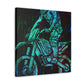 Motorcycle Racing Radiance - Canvas