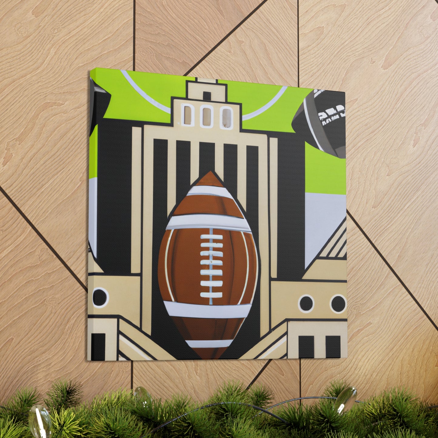 "Football's Gleaming Splendor" - Canvas