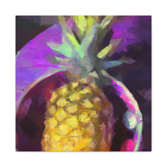 "Pineapple in Impressionism" - Canvas