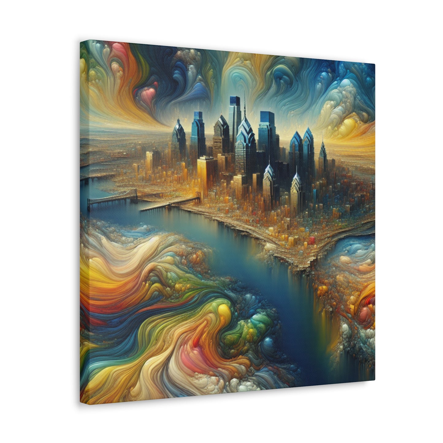 City of Brotherly Hues - Canvas