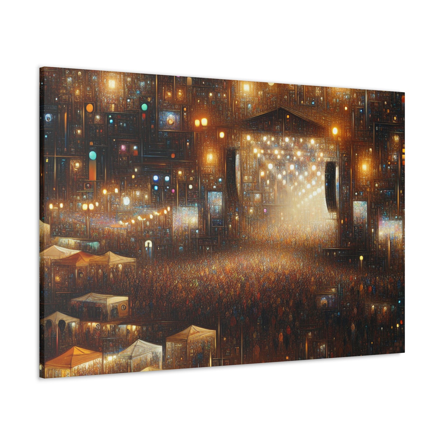 "Vibrant Festive Jubilation" - Canvas