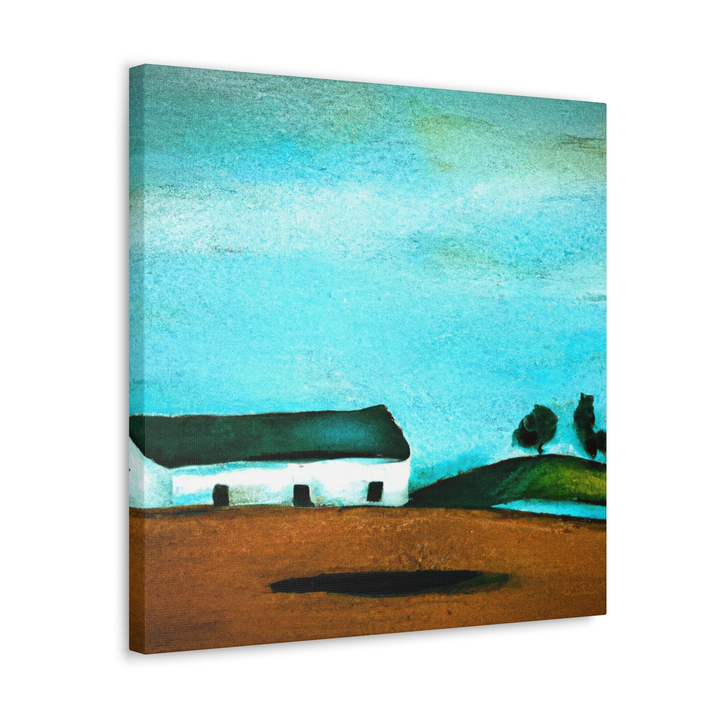 Farmhouse in Abstraction - Canvas