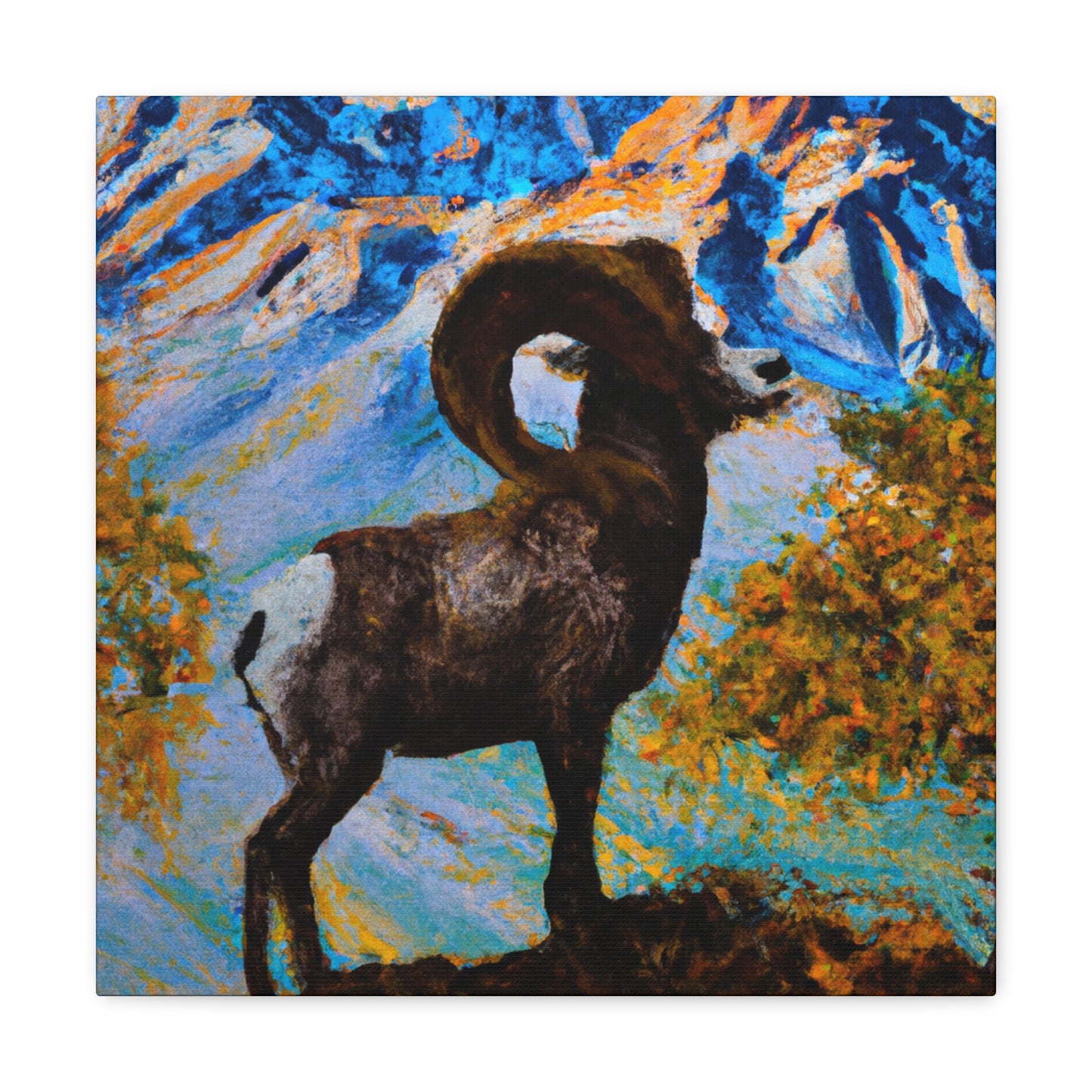 "Big Horn Majesty" - Canvas