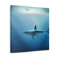 Sharks in Abstracted Light - Canvas