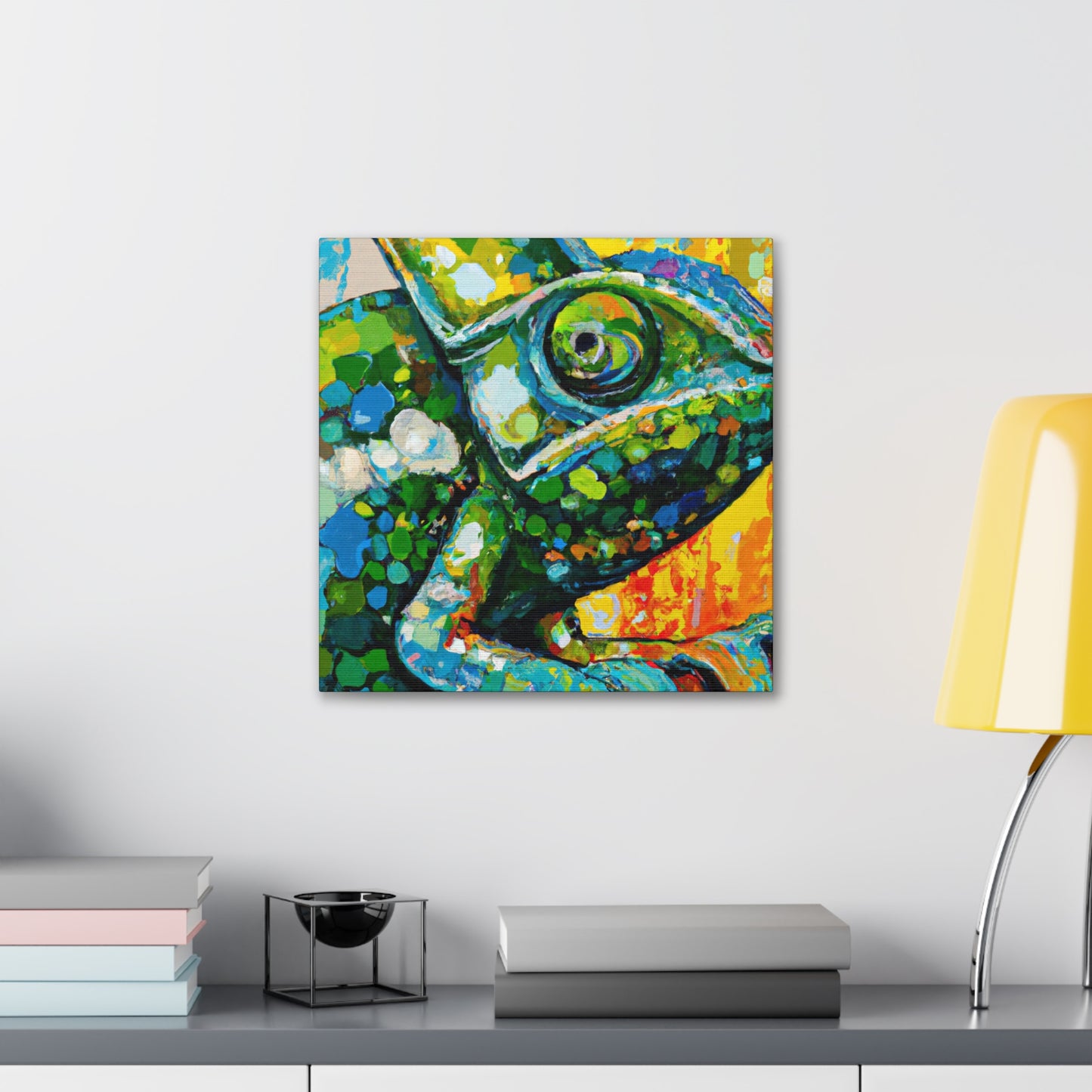 Veiled Chameleon Dreaming - Canvas