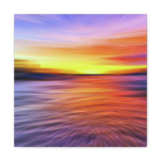 Ocean Sunrise Glows - Canvas