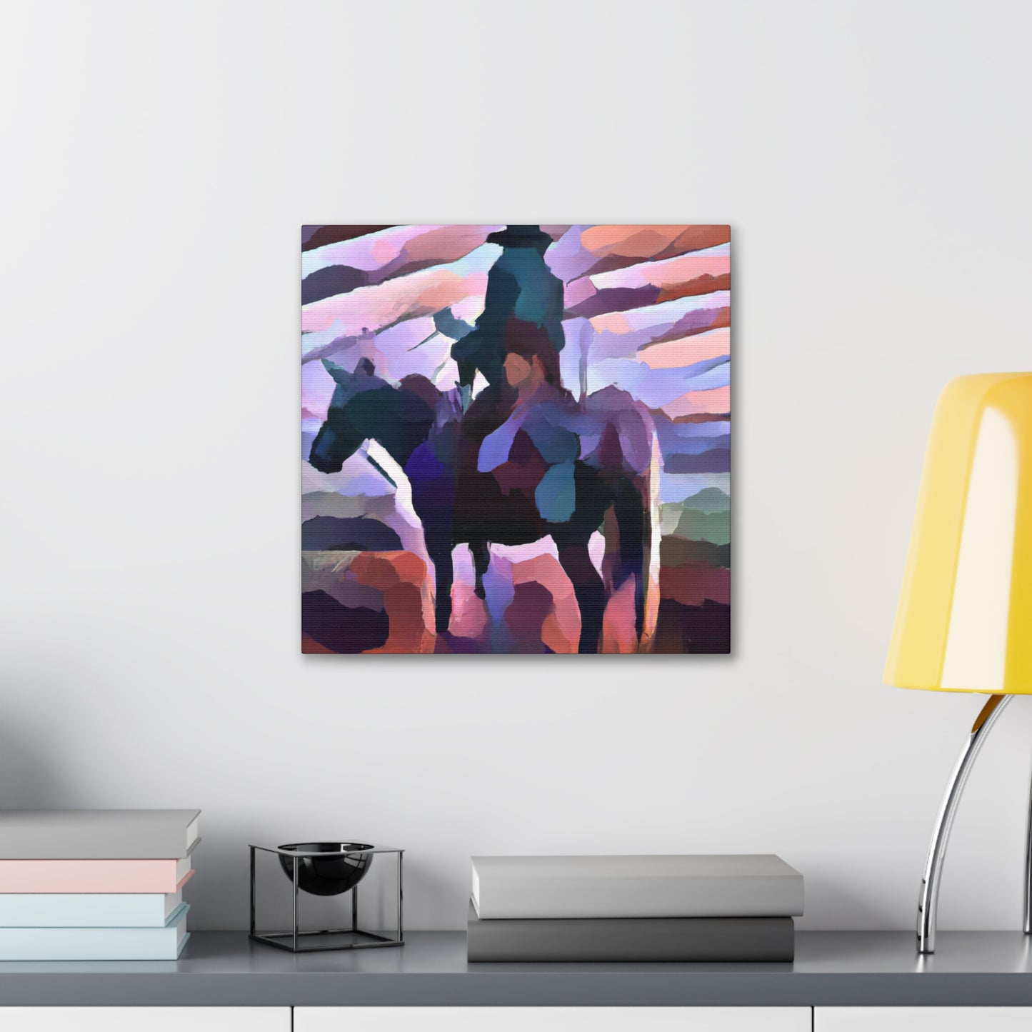 Cowboy on the Range - Canvas