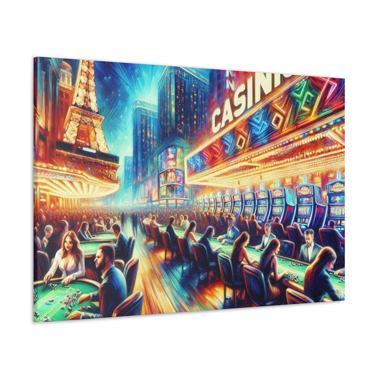 "Ethereal Casino Euphoria" - Canvas