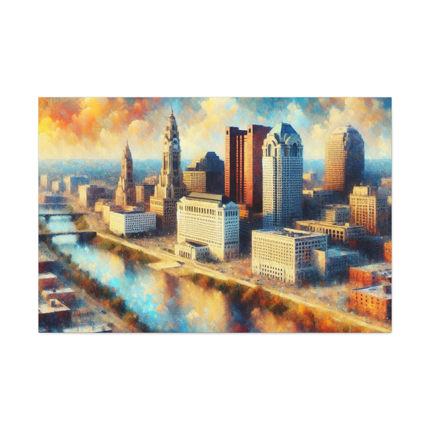 "Enchanting Columbus Mist" - Canvas