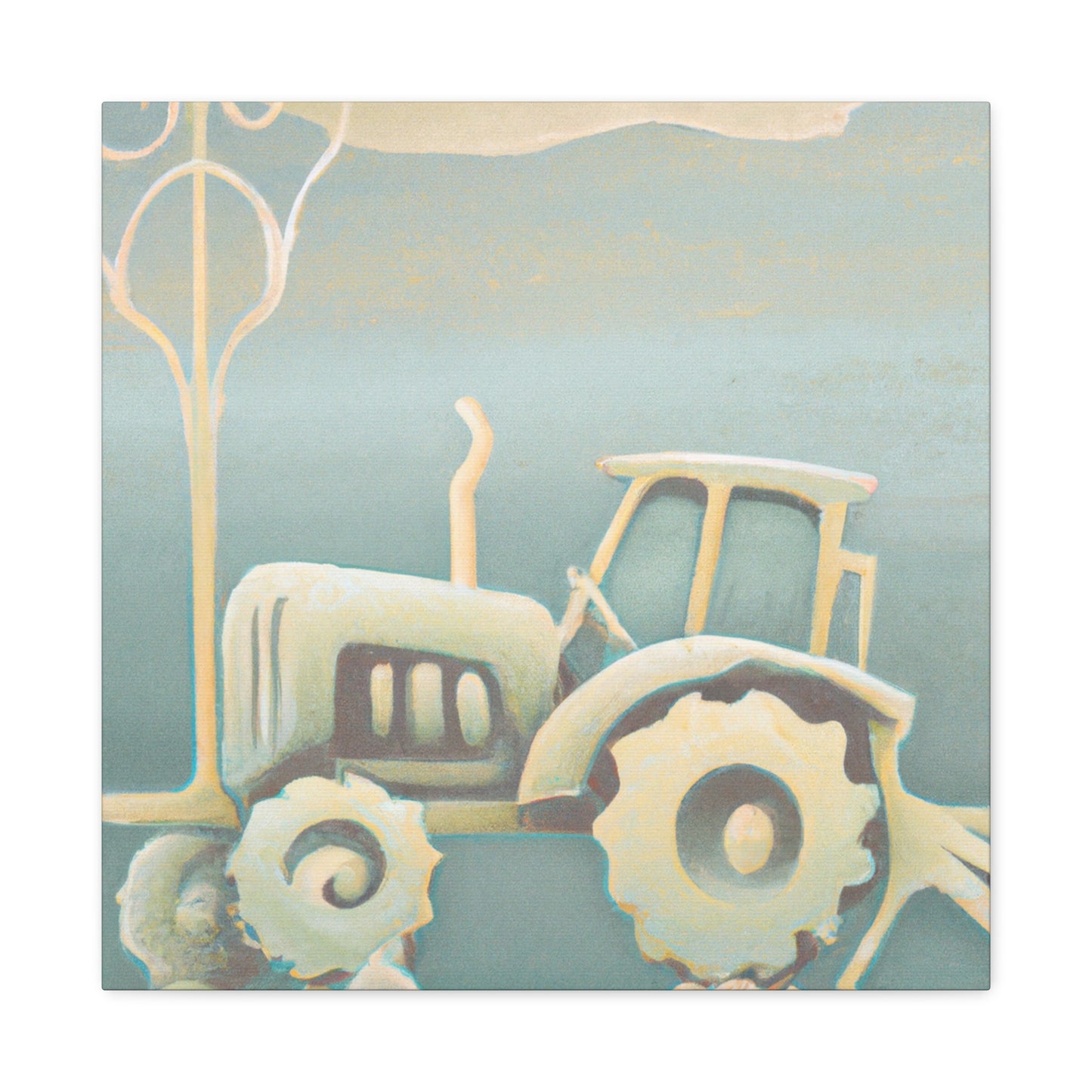 "Tractor of Industry" - Canvas