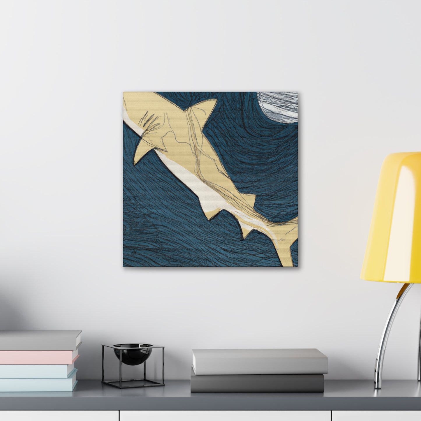 "The Shark's Dreamscape" - Canvas