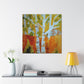 Birch Tree Reflection III - Canvas