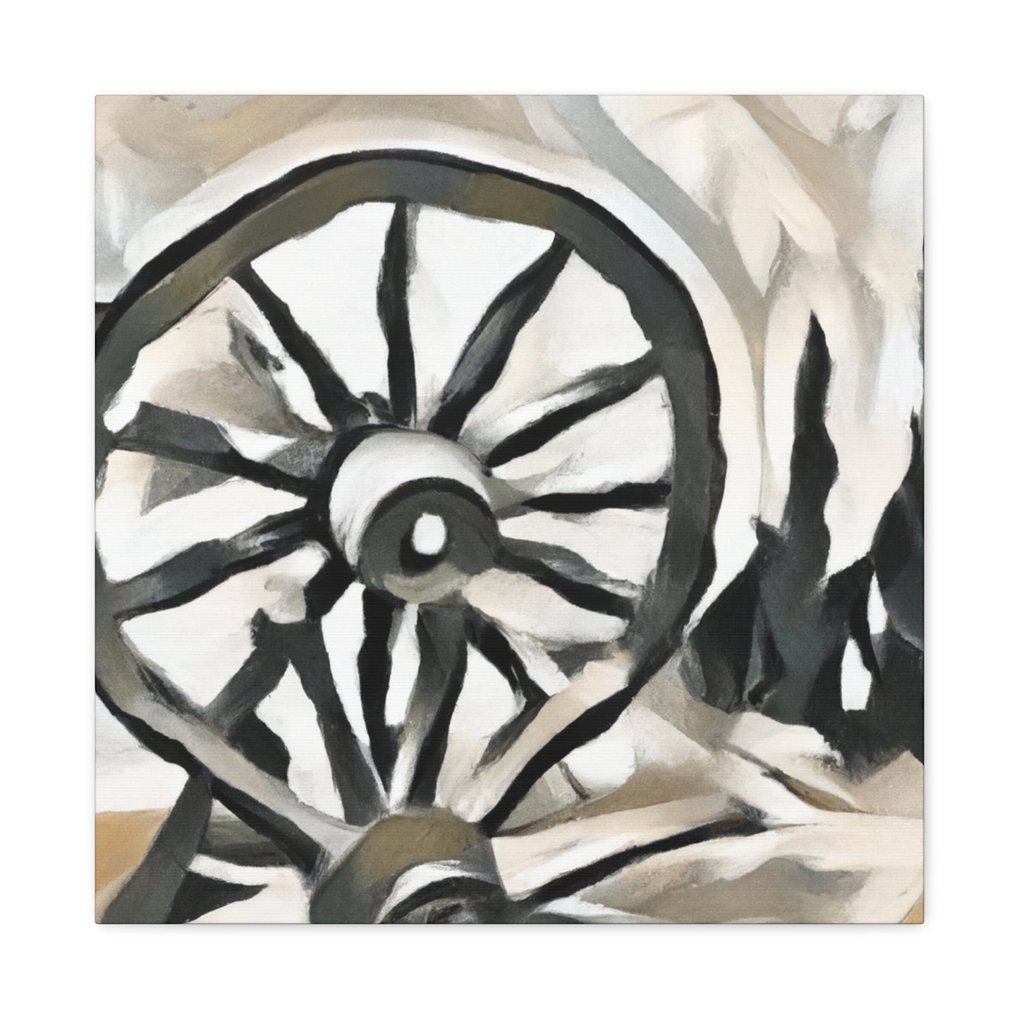 Wagon Wheel Revolutions - Canvas