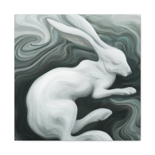 Frosty Arctic Hare Dream - Canvas