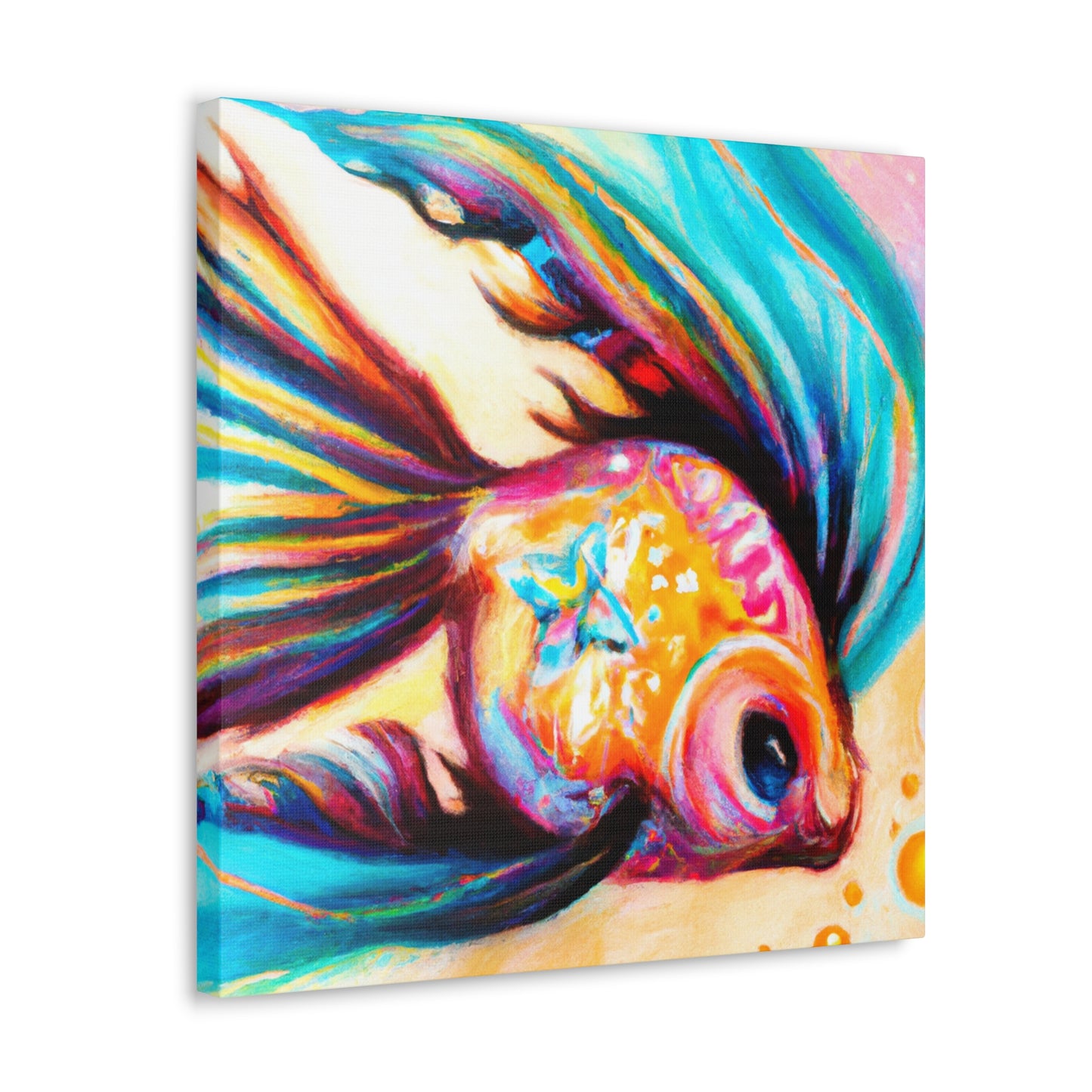 Rainbow Fish Glistening - Canvas