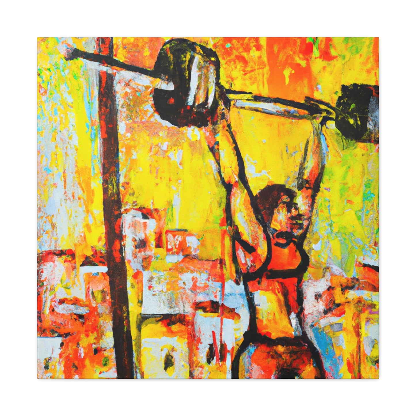 Strength Through Lifting - Canvas